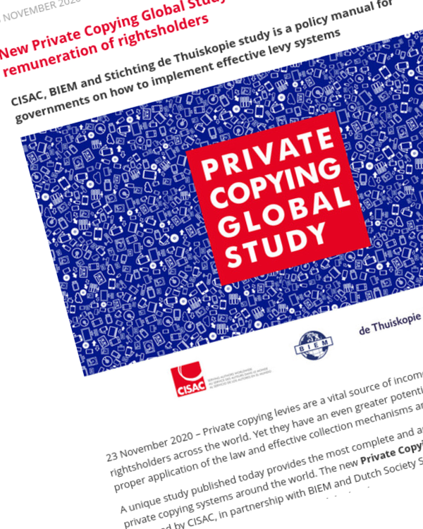 Fairness Rocks News New Private Copying Global Study shows potential for better remuneration of rightsholders